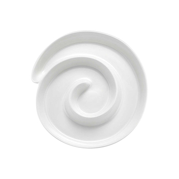 Ladelle Classica Round 26.8cm Spiral Serving Platter - White