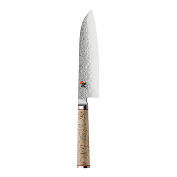 Miyabi 5000MCD Birchwood 18cm Santoku Steel Knife - Beige