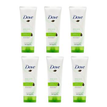 6PK Dove 100g Oil Control Facial Cleanser Moisture Serum Deep Pure