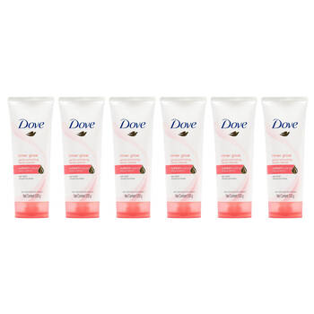 6PK Dove Facial Cleanser Gentle Exfoliating Inner Glow Face Skin Care 100g