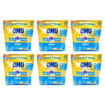 168pc Omo Ultimate Sensitive 3in1 Laundry Detergent Capsules