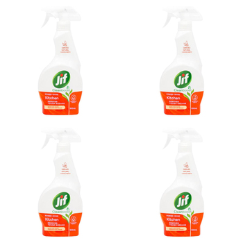 4PK Jif Power & Shine All Purpose Kitchen Spray Grease Cleaner 500ml