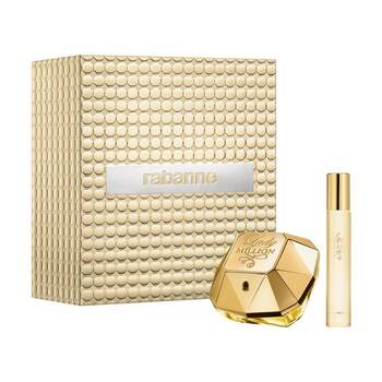 2pc Paco Rabanne Lady Million Women 80ml EDP 20ml EDP Travel Spray Gift Set