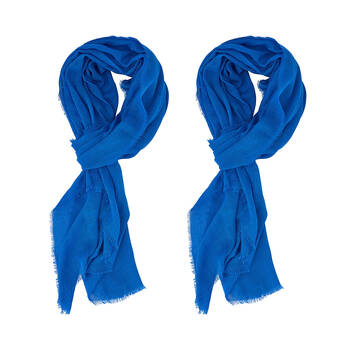 2PK Annabel Trends Travel Wrap Women's Fashion 180x94cm - Blue