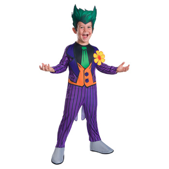 Dc Comics The Joker Classic Boys Dress Up Costume - Size M
