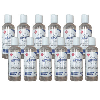 12PK Northfork 100ml Instant Hand Sanitiser Gel