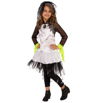 Rubies Monster Bride Kids Girls Dress Up Costume - Size L