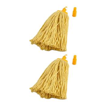 2PK Pullman Durable Floor Mop Replacement Head f/ Domestic/Commercial Use Yellow