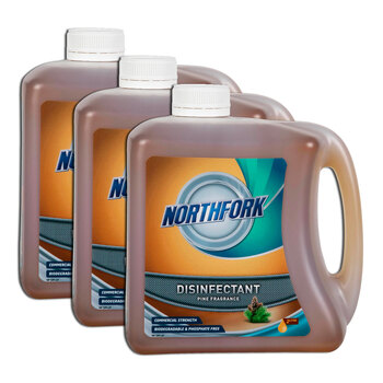 3PK Northfork 2L Pine Disinfectant Liquid Cleaner Soap