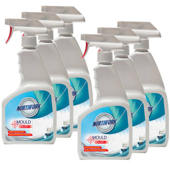 6x Northfork 750ml Mould Killer Cleaning Spray