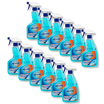 12PK Northfork 750ml Liquid Window & Glass Cleaner Spray