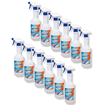 12PK Northfork 750ml Window & Glass Cleaner Decanting Empty Bottle
