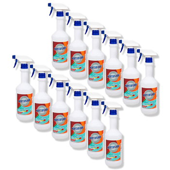 12PK Northfork 750ml Neutral Cleaner Decanting Empty Bottle Rose