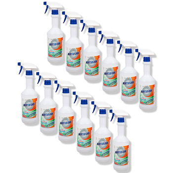 12PK Northfork All Purpose 750ml Cleaner Decanting Empty Bottle