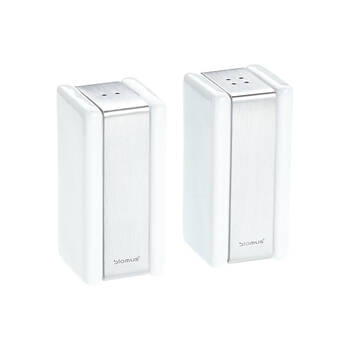 2pc Blomus Manar Stainless Steel Salt & Pepper Shaker Spice Mill Set Silver