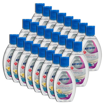 24PK Northfork 70ml Instant Hand Sanitising Gel - Vanilla