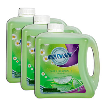 3PK Northfork 2L Liquid Hand Wash - Aloe & Chamomile