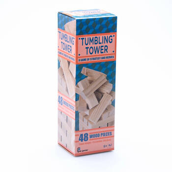 Pip Games Kids Game 48pc Tumbling Tower