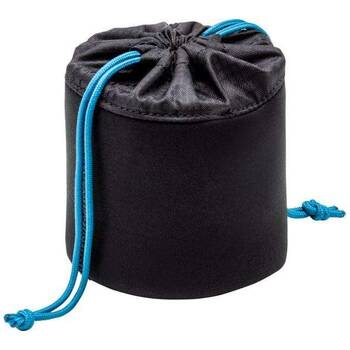 Tenba Tools Soft Lens Pouch 9 x 9cm Neoprene Drawstring Closure - Black