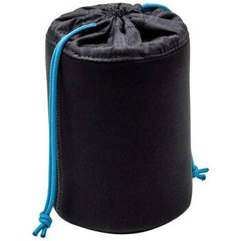 Tenba Tools Soft Lens Pouch 13 x 9cm Neoprene Drawstring Closure - Grey