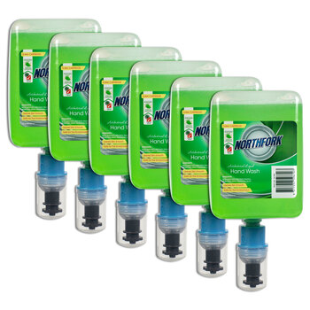 6PK Northfork 0.4ml Liquid Hand Wash Soap Cartridge