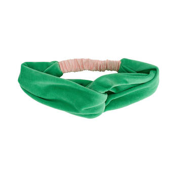 Annabel Trends Women's Velvet Headband Cosy Luxe One Size Meadow Green