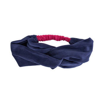 Annabel Trends Women's Velvet Headband Cosy Luxe One Size Sapphire Blue