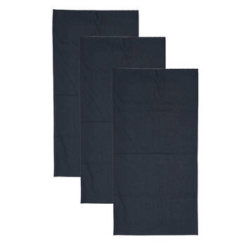 3PK Annabel Trends Happywrap Women's Bandana 50x25cm - Black