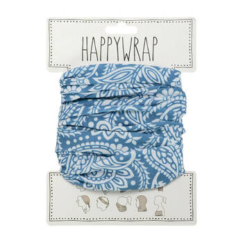 Annabel Trends Happywrap Headband Head Accessory One Size Paisley Blue