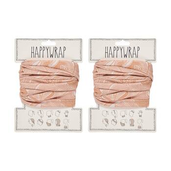 2PK Annabel Trends Happywrap Women's Hair Accessory 50x25cm Trailing Natives Tan