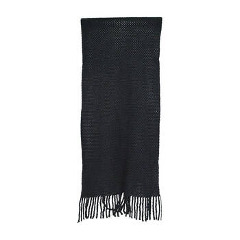 Annabel Trends Knitted Scarf Warm Neck Wrap 170x50cm - Black