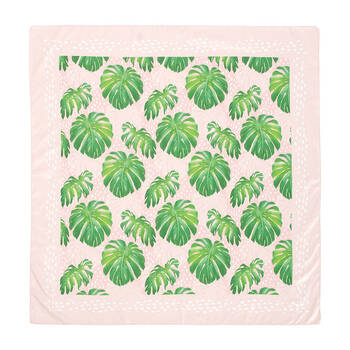 Annabel Trends Square Scarf Women's Fashion 90x90cm - Spotty Monstera