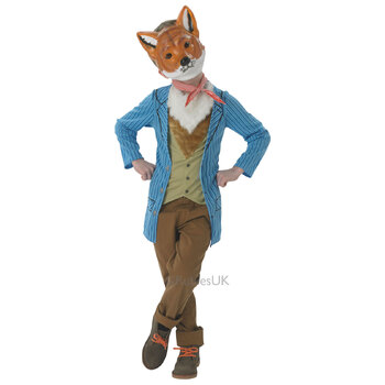 Rubies Mr Fox Deluxe Tween Dress Up Costume Size M 9-10y