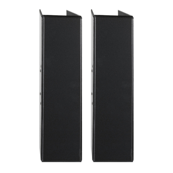 2PK Marbig Clearview A4 Lever Arch File Folder - Black