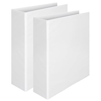 2PK Marbig Clearview A4 Lever Arch File Folder - White