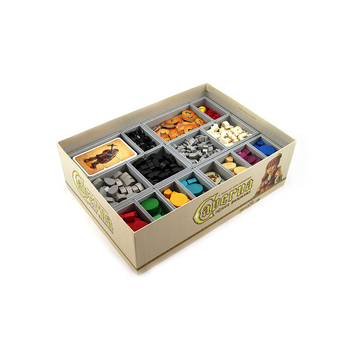 Folded Space Game Inserts Divider Tray Organiser - Caverna