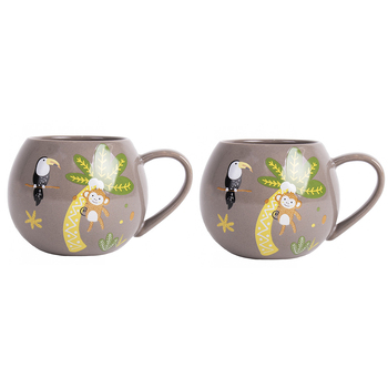 2PK Ladelle Jungle Mug