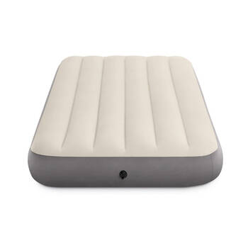 Intex Dura-Beam Single High Airbed - Single Beige