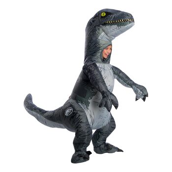 Rubies Velociraptor Blue Inflatable Dress Up Costume - Child One Size