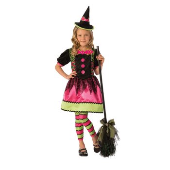 Rubies Bright Witch Girls Dress Up Costume - Size S