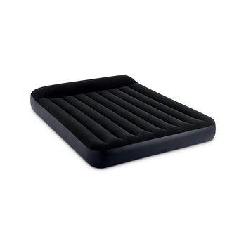Intex Dura-Beam Classic Inflatable Queen Airbed w/ Pillow Rest - Black