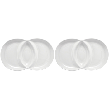 2PK Ladelle Alto Serve & Share Loop Porcelain Serving Platter