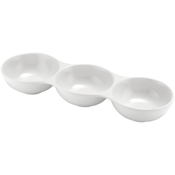 Ladelle Alto Serve & Share 3 Pod Porcelain Serving Bowl