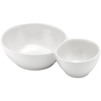 Ladelle Alto Serve & Share 2 Pod Porcelain Serving Bowl