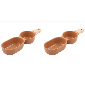 2PK Ladelle Alto Serve & Share 2 Part 34.5x9.5cm Serve Stick - Terracotta