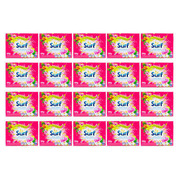 20PK Surf Stain Removal Laundry Detergent Powder Box 500G - Rose Fresh