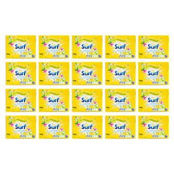 20PK Surf Stain Removal Laundry Detergent Powder Box 500G - Sun Fresh