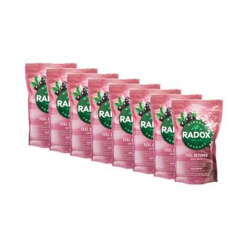 8PK Radox Bath Salts Feel Detoxed w/Calcium Sodium Magnesium 900g Acai Berry