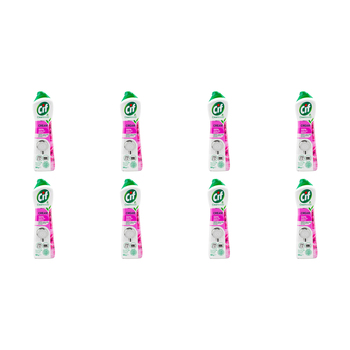 8PK Cif Clean Boost Cream Tough Dirt/Stain Removal 660G Pink
