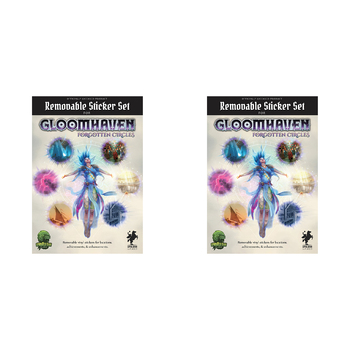 2PK Cephalofair Games Gloomhaven Removable Sticker Set Forgotten Circles